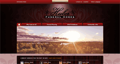 Desktop Screenshot of huberfunerals.com
